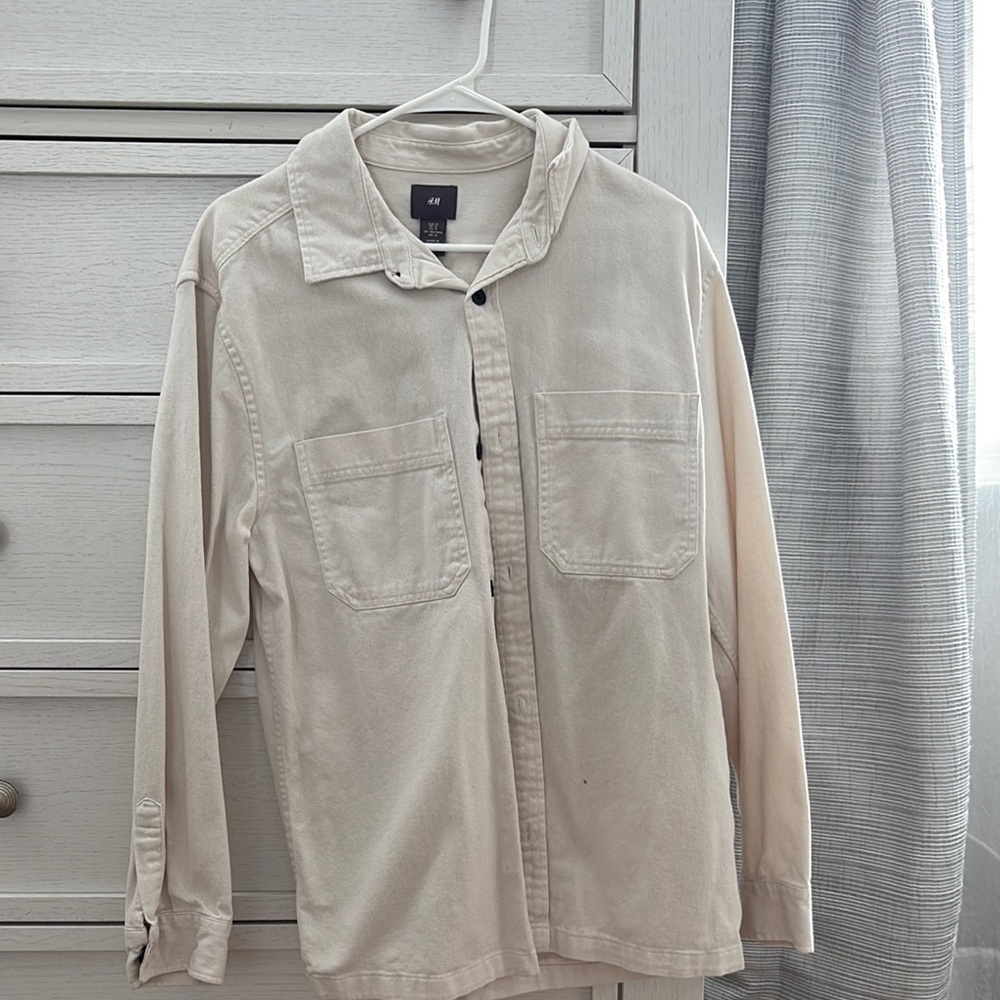 Beige Fashionable Men and Women Jacket
